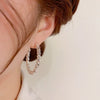 Sparkling Retro Metal Silver Earring Design Earrings