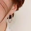 Sparkling Retro Metal Silver Earring Design Earrings