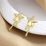 Sparkling Star Earring Design Earrings