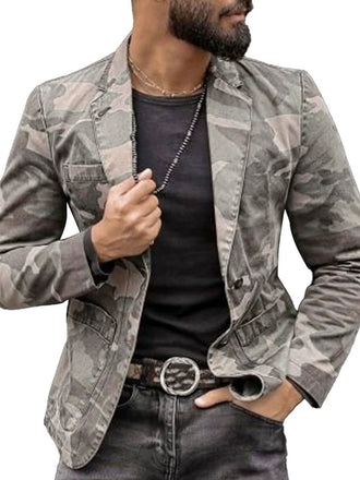 Casual Collar Coat Jacket Slim Button Small Suit Single Jacket