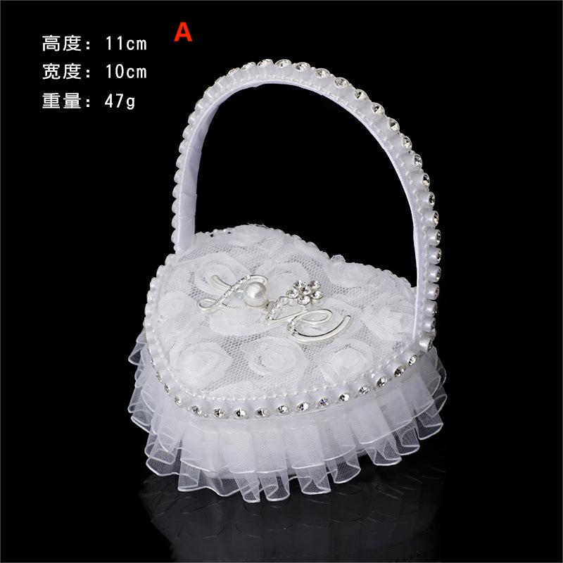 Wedding Ring Pillow For The Groom And Bride, Creative Portable, JZH-5961