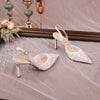 Lace Openwork For Women With High-heeled Sandals