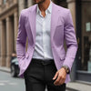 Casual Single-row Button Suit Jacket Men's Slim Suit Jacket Long Sleeves Suit