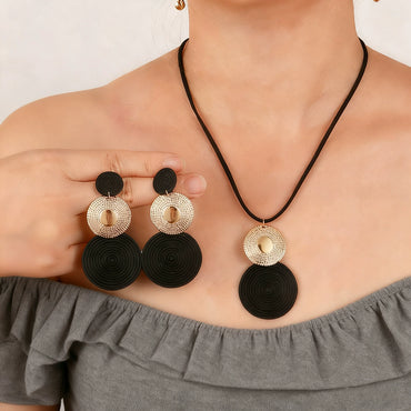 Flash Diamond Tassel Luxury Dress Accessories Dinner Clavicle Necklace Earring