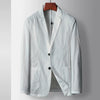 Casual Double-row Button Suit Jacket Men's Slim Suit Jacket Long Sleeves Suit
