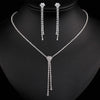 Flash Diamond Tassel Necklace Luxury Dress Accessories Dinner Clavicle Necklace CN168