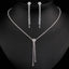 Flash Diamond Tassel Necklace Luxury Dress Accessories Dinner Clavicle Necklace CN168