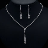 Flash Diamond Tassel Necklace Luxury Dress Accessories Dinner Clavicle Necklace CN169