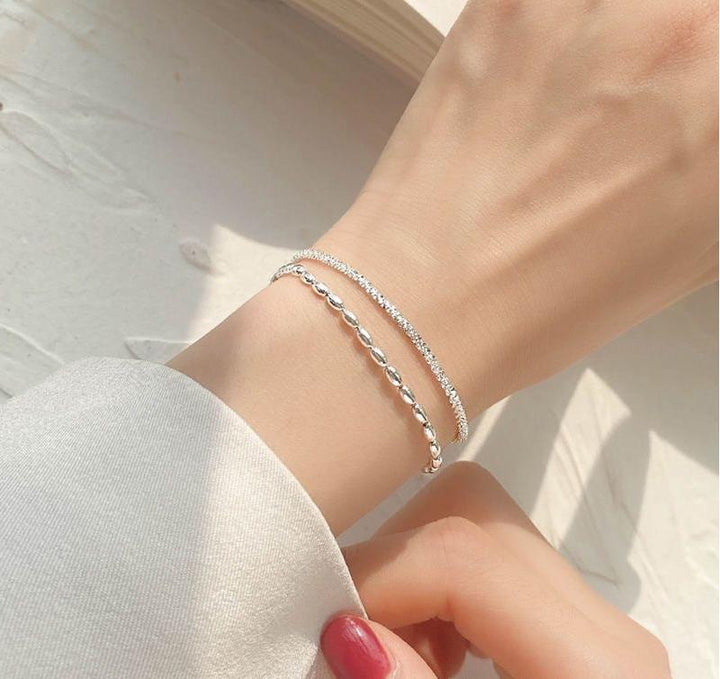 Double-layer Bracelet Summer Light Luxury Starry Sparkling Jewelry