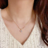 Sparkly Zircon Square Diamond Necklace Luxurious Collarbone Chain