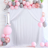 Outdoor Wedding Decoration White Separate Background Curtain, HCP02