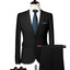 Casual Men's 2 Pieces Mens Suit Regular Fit Notch Lapel Tuxedos (Blazer+Pants)