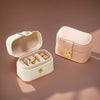 Ring Box Wedding Ring Earring Box Travelling Jewelry Box Random color  CN388
