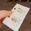 Cute Golden Kitten Bow Double layered Open Ring for Summer