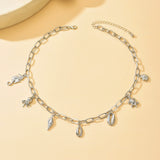 Bohemian Pearl & Shell Choker Necklace – Beachy Layering Piece