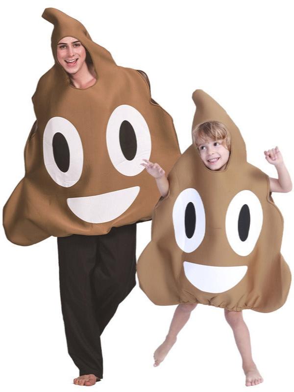 Poop Emoji Costume, Banana Costume Halloween Costume Funny Large Costume, Poop Party Toy Set