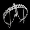 Handmade Crystal Beading Hairband Wedding Headband Luxury Silver Headband CN156