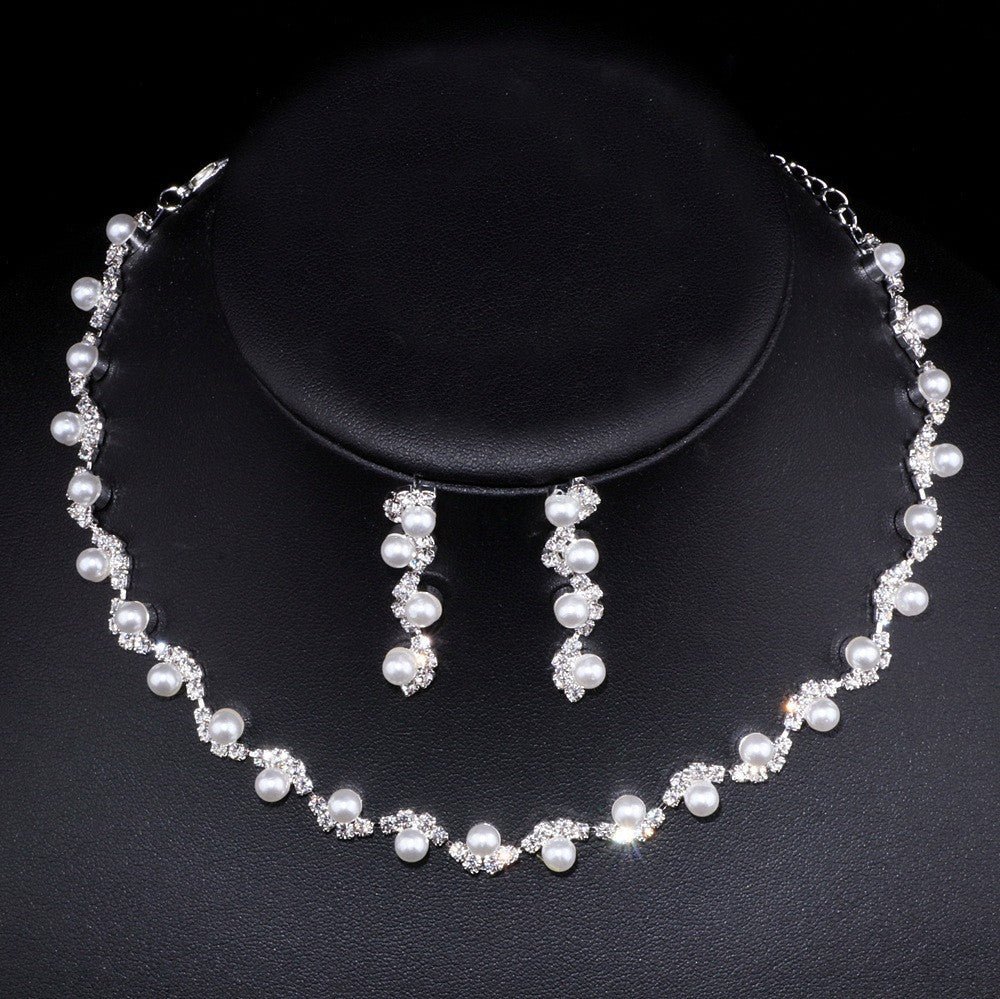 Flash Diamond Tassel Necklace Luxury Dress Accessories Dinner Clavicle Necklace CN170
