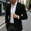 Elegant Single-row Single-button Color Suit Jacket Men's Casual Slim Suit Jacket