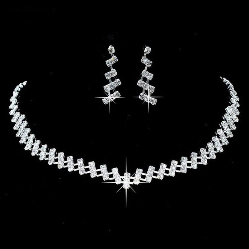 Flash Diamond Tassel Necklace Luxury Dress Accessories Dinner Clavicle Necklace CN173