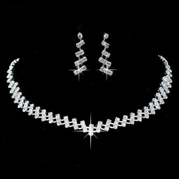 Flash Diamond Tassel Necklace Luxury Dress Accessories Dinner Clavicle Necklace CN173