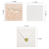 Small Flower Wedding Greeting Card, Hollow Out Invitation Letter, HK-296