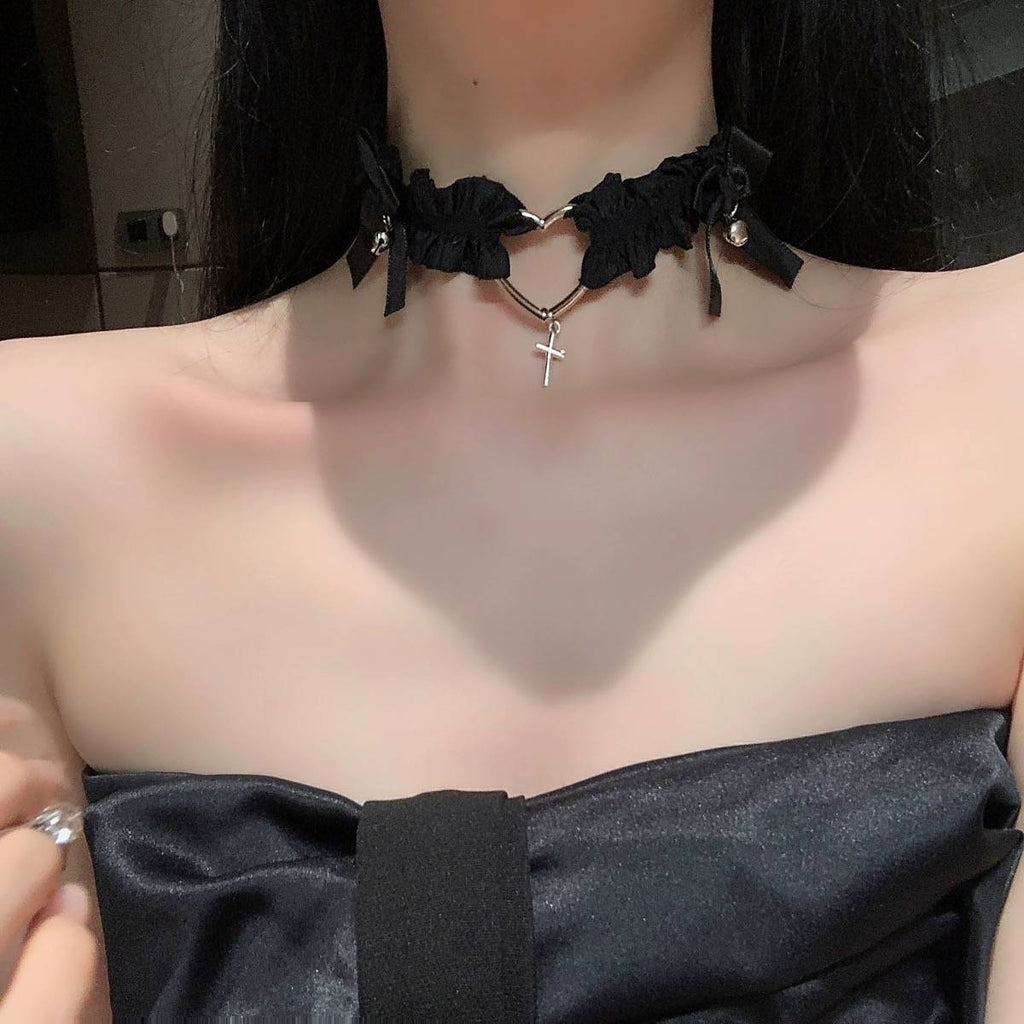 Retro Pearl Choker Necklace French Temperament Clavicle Chain CN134