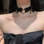 Retro Pearl Choker Necklace French Temperament Clavicle Chain CN134