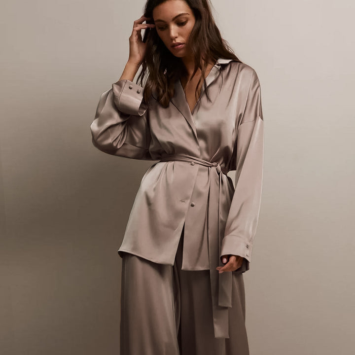 Morning Gown Feather Robe Wedding Bridesmaid Satin Robes for Wedding Party CN407