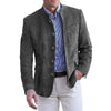 Casual Men's Suede Suit Jacket Set