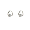 Silver Exquisite Zircon Ear Buckle