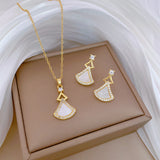 Flash Diamond Tassel Luxury Dress Accessories Dinner Clavicle Necklace Earring CN287