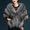 Winter Versatile Double-sided Cold-proof Thickened Warm Shawl Women's Scarf CN381
