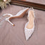 Lace Openwork For Women With High-heeled Sandals