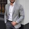 Casual Single-row Button Suit Jacket Men's Slim Suit Jacket Long Sleeves Suit