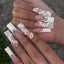 Rhinestone Nails Bling Wedding Press On Nails With Design For Women And Girls CN103