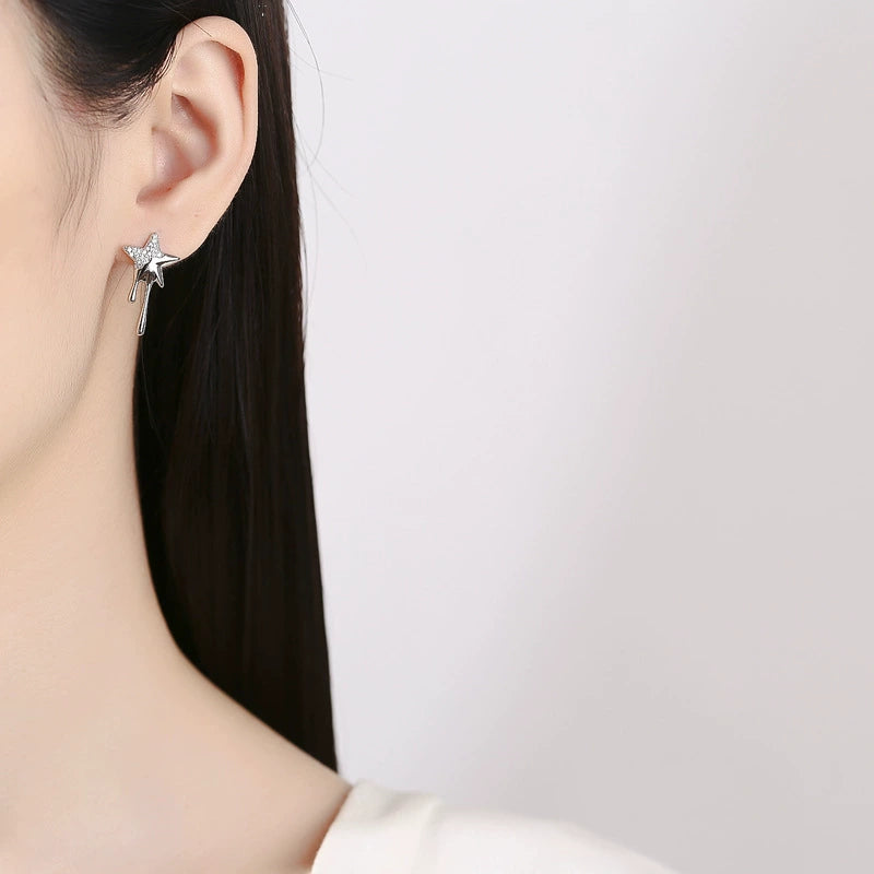 Sparkling Star Earring Design Earrings