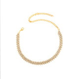 Fashion Diamond Necklace Personality Temperament Neck Jewelry Short Clavicle Chain CN06
