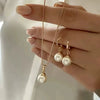 Flash Diamond Tassel Luxury Dress Accessories Dinner Clavicle Necklace Earring