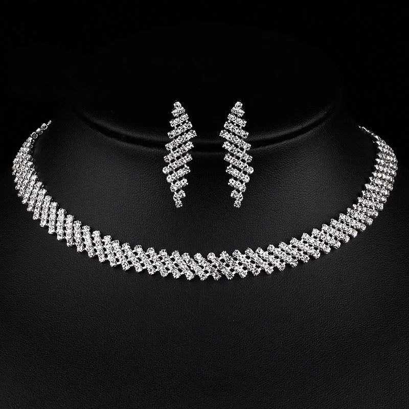 Flash Diamond Tassel Necklace Luxury Dress Accessories Dinner Clavicle Necklace CN180