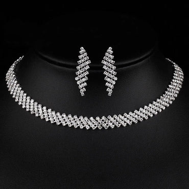 Flash Diamond Tassel Necklace Luxury Dress Accessories Dinner Clavicle Necklace CN180