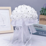 Wedding Flower For The Groom And Bride, Simulated Foam Wedding Bouquet, WF27