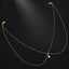 Bridal Wedding Pearl Necklace With Tassel Back Chain