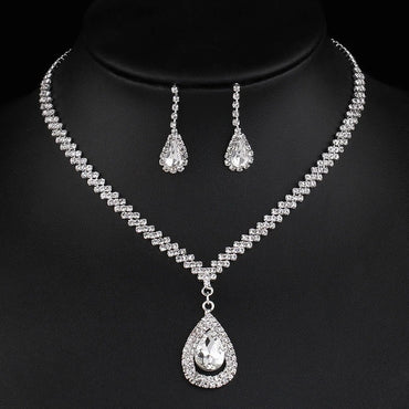Flash Diamond Tassel Necklace Luxury Dress Accessories Dinner Clavicle Necklace CN182