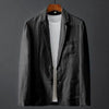 Leisure Men's Long Sleeve Lapel Pocket Business Suit Coat
