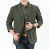 Clover Denim Suit Men's Casual Plus Size Jacket