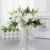 Wedding Flower For The Groom And Bride, Simulated Rose Wedding Bouquet, WF22