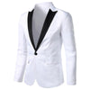 White Classic 1 Piece Men's Suit with Regular Fit and Sophisticated Peak Lapel