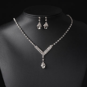 Flash Diamond Tassel Necklace Luxury Dress Accessories Dinner Clavicle Necklace CN165