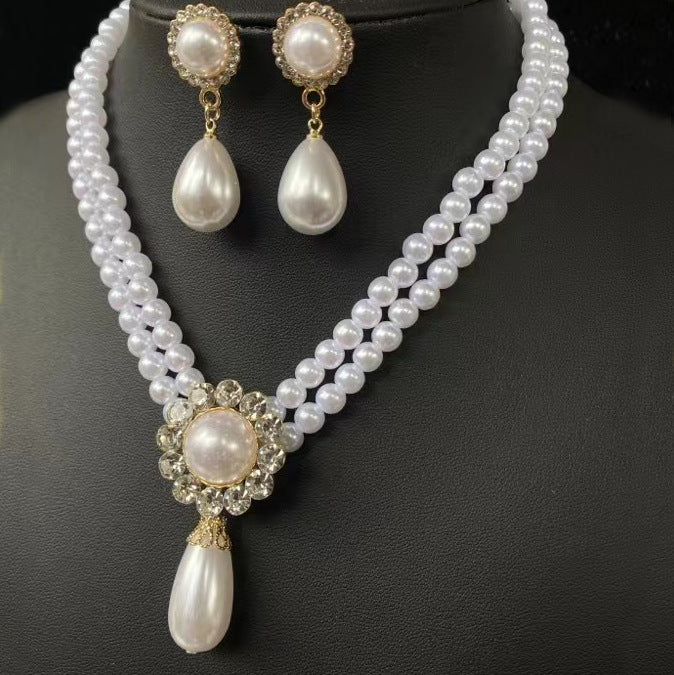 Flash Diamond Tassel Necklace Luxury Dress Accessories Dinner Clavicle Necklace CN187